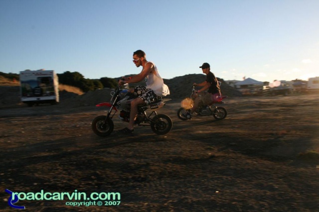 Mini-racers flat trackin' on minibikes (minibike hooligans img_4911.jpg)